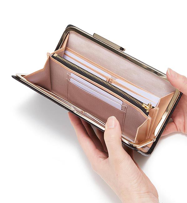 TOPKAPI 「LUCIA[ルチア]イタリアンレザー・リザード型押し・がま口長財布」|財布|