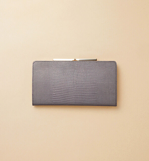 TOPKAPI 「LUCIA[ルチア]イタリアンレザー・リザード型押し・がま口長財布」|財布|