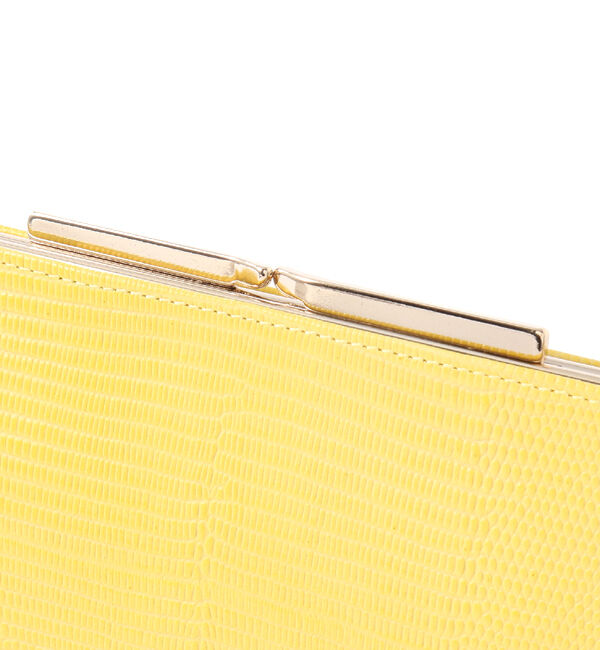 TOPKAPI 「LUCIA[ルチア]イタリアンレザー・リザード型押し・がま口長財布」|財布|