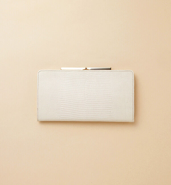 TOPKAPI 「LUCIA[ルチア]イタリアンレザー・リザード型押し・がま口長財布」|財布|