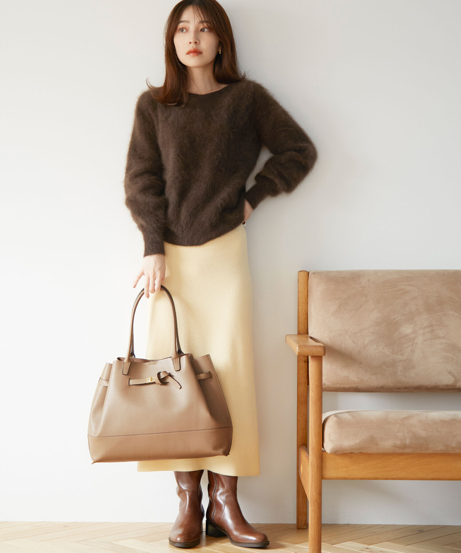 TOPKAPI TREASURE「シュリンクレザー ベルトデザインA4トートバッグ」|トートバッグ|