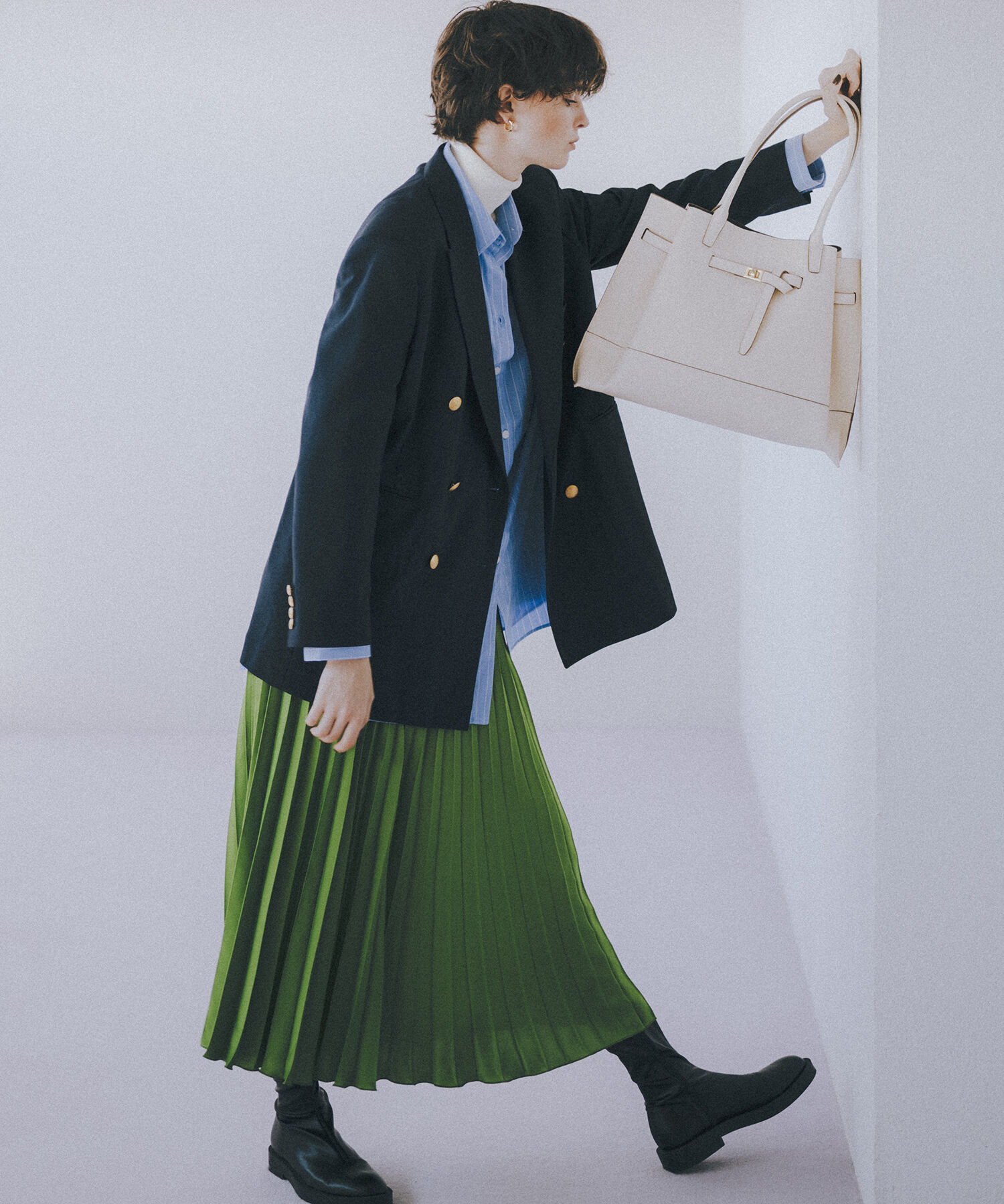 TOPKAPI TREASURE「シュリンクレザー ベルトデザインA4トートバッグ」|トートバッグ|