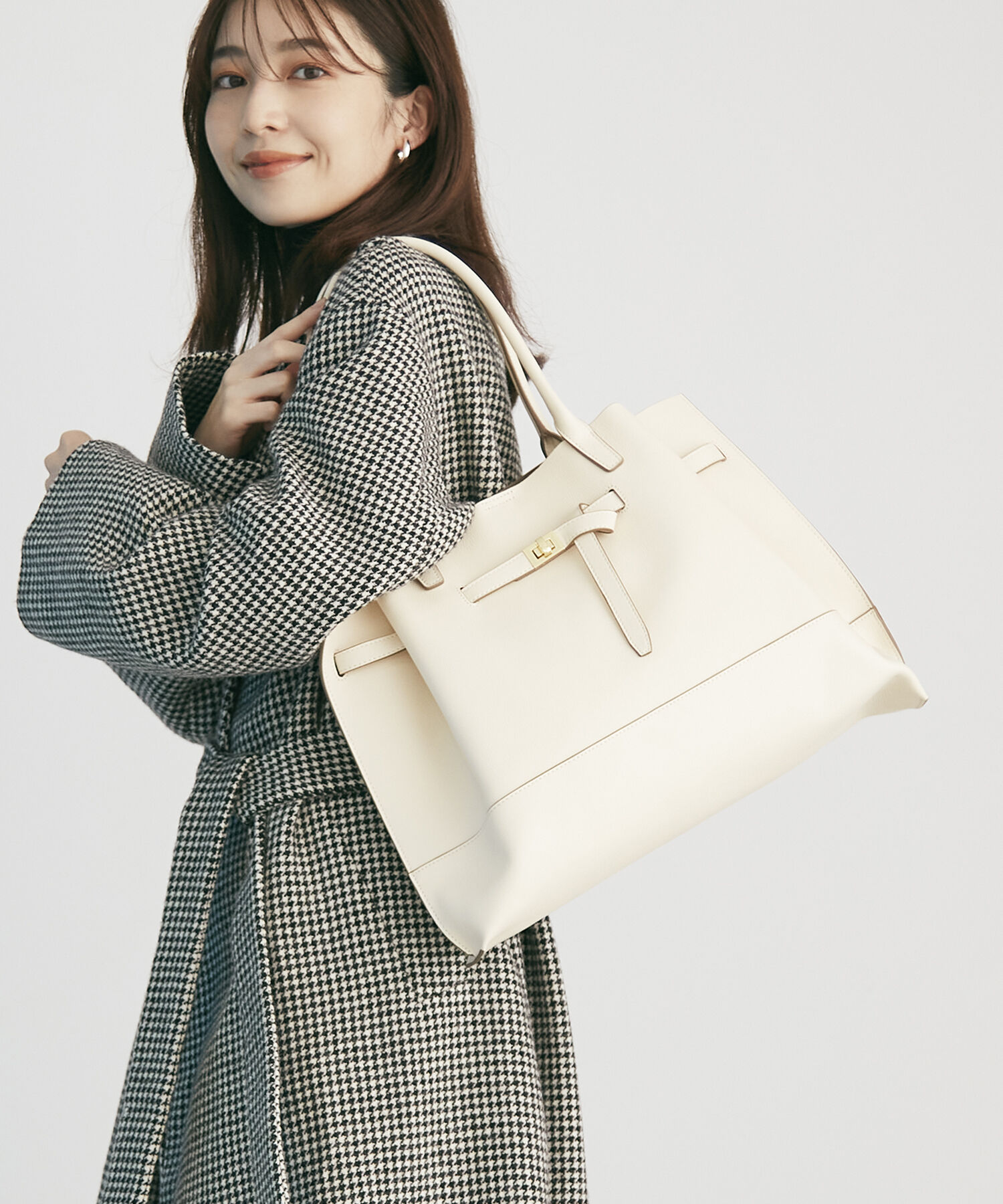 TOPKAPI TREASURE「シュリンクレザー ベルトデザインA4トートバッグ」|トートバッグ|