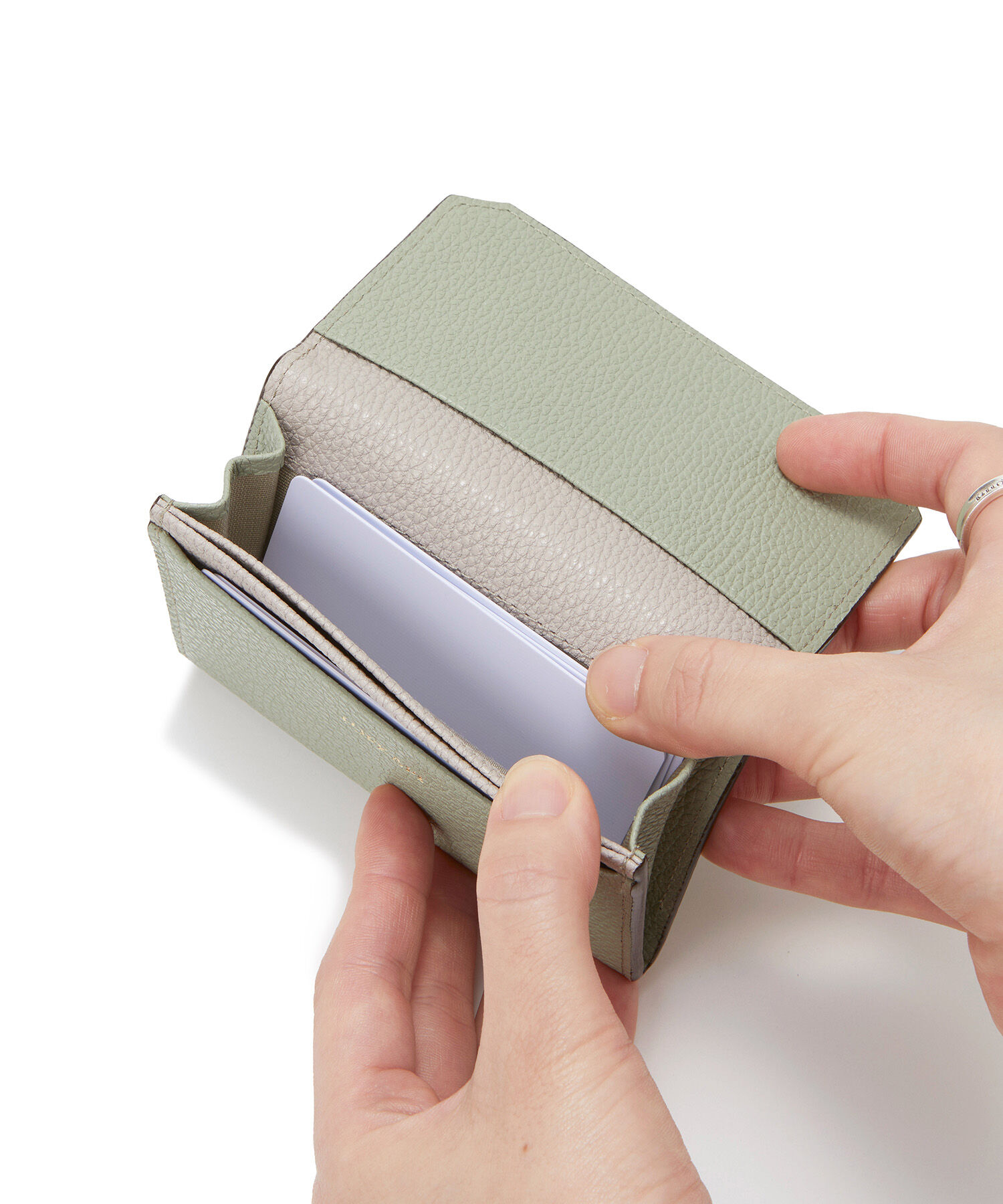 TOPKAPI 「バイカラー レザー 名刺入れ LEAN リーン」|名刺入れ・カードケース|