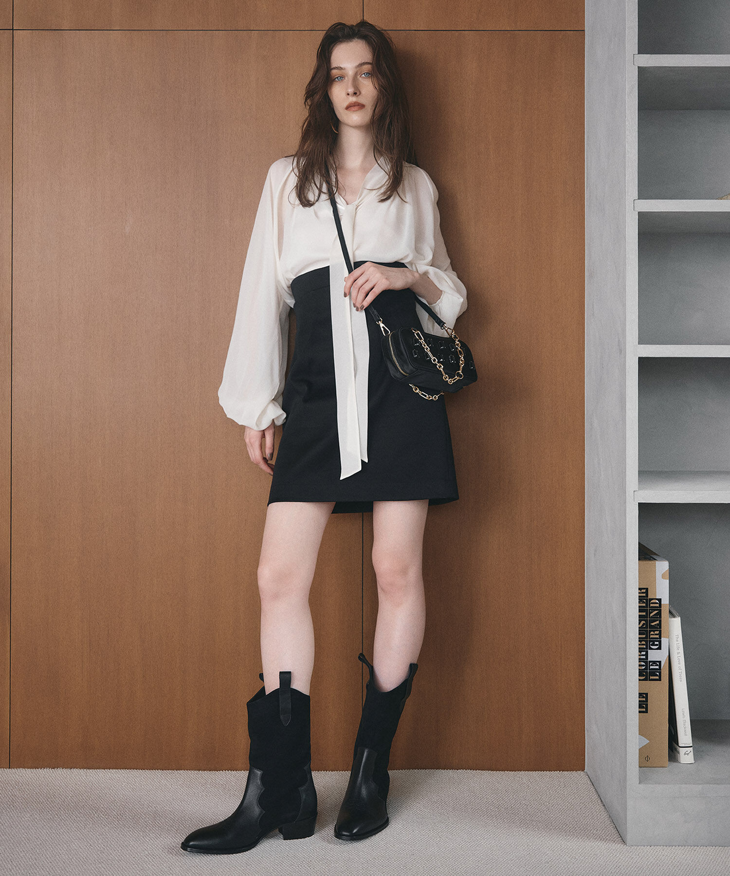 TOPKAPI TREASURE「【TREASURE TOPKAPI】サテン ビジュー ショルダー付き チェーン バッグ」|ハンドバッグ|