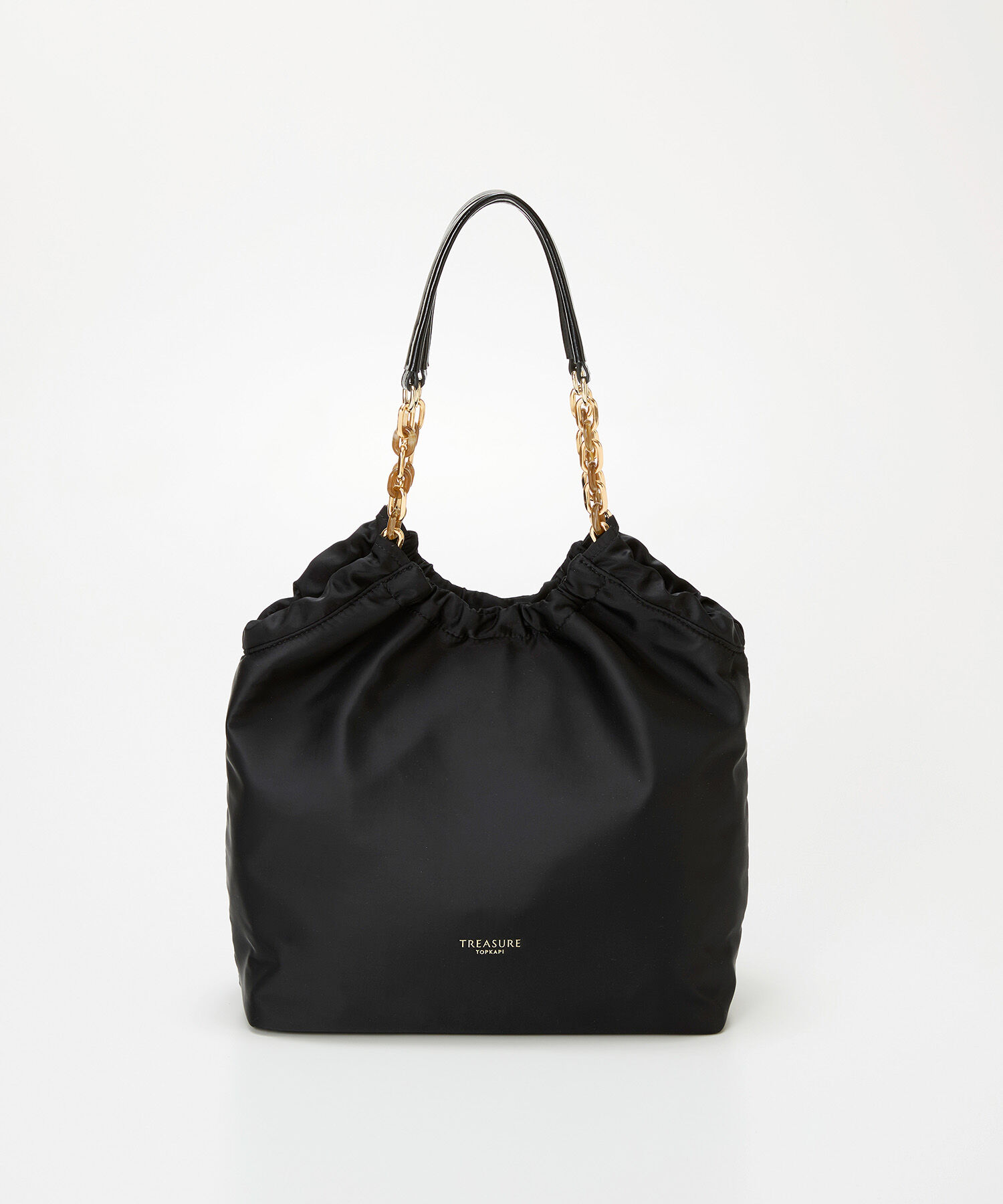 TOPKAPI BREATH「【TREASURE TOPKAPI】コンビチェーン ギャザー ナイロン トートバッグ」|ショルダー・メッセンジャー|