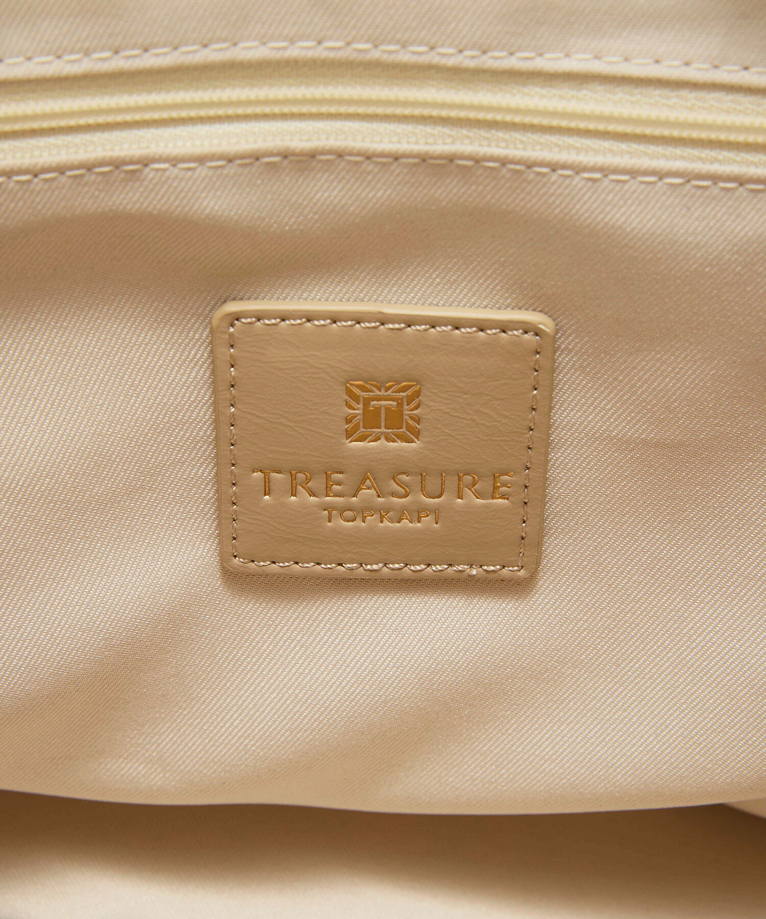 TOPKAPI BREATH「【TREASURE TOPKAPI】コンビチェーン ギャザー ナイロン トートバッグ」|ショルダー・メッセンジャー|