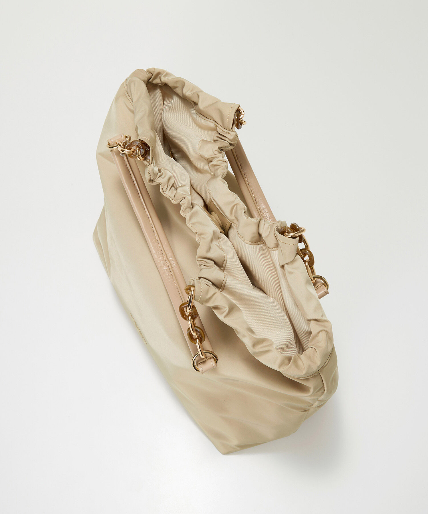 TOPKAPI BREATH「【TREASURE TOPKAPI】コンビチェーン ギャザー ナイロン トートバッグ」|ショルダー・メッセンジャー|