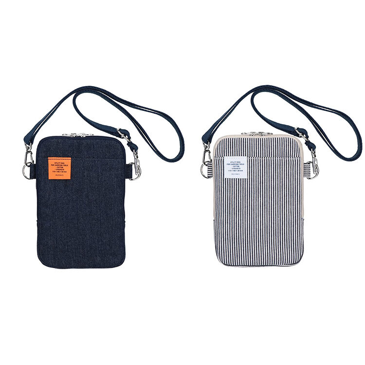 DELFONICS「インナーキャリング スマホバッグ デニム」|ショルダー・メッセンジャー|