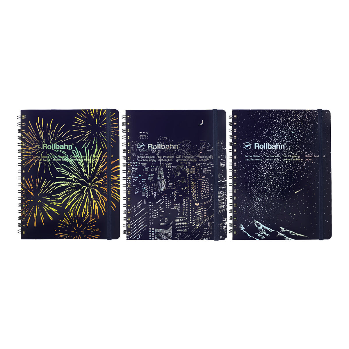 Rollbahn「ロルバーン ポケット付メモ スパークル L」|ステーショナリー|