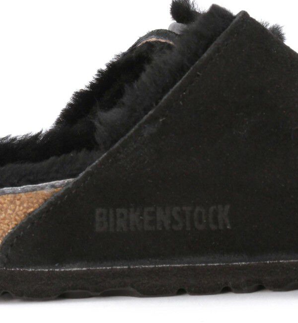 BIRKENSTOCK「【ビルケンシュトック】アリゾナ/ブラック スエードレザー シープスキン/サンダル レディース」|サンダル|