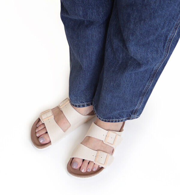 BIRKENSTOCK「【ビルケンシュトック】アリゾナ/エッグシェル ビルコフロー ヴィーガン/サンダル レディース」|サンダル|