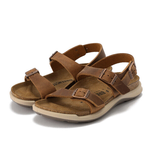 BIRKENSTOCK「【ビルケンシュトック】ソノラ CT/ジンジャーブラウン ナチュラルレザー/サンダル レディース」|サンダル|ブラウン