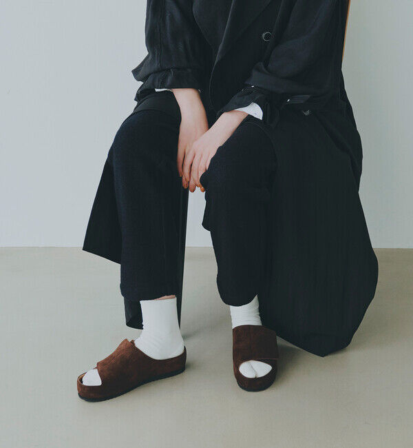 BENEXY「【ベネクシー】180 スリム/モカ ベロアレザー/サンダル メンズ レディース」|サンダル|モカ