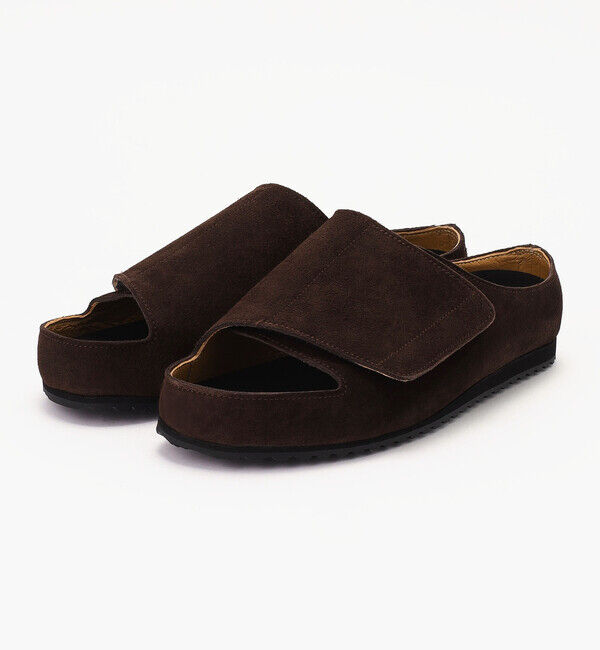 BENEXY「【ベネクシー】180 スリム/モカ ベロアレザー/サンダル メンズ レディース」|サンダル|