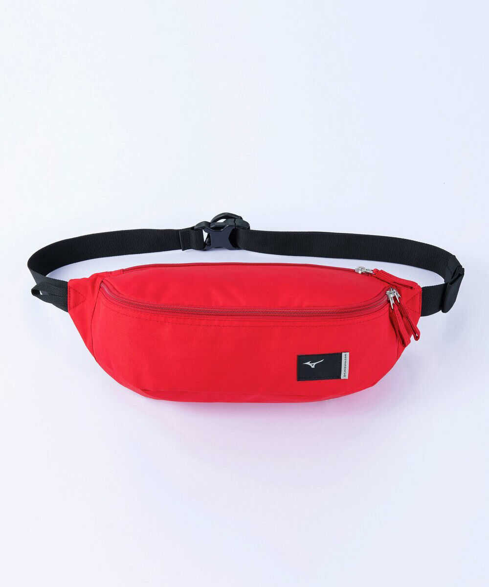 MIZUNO「coloreウエストバッグ」|ショルダー・メッセンジャー|レッド