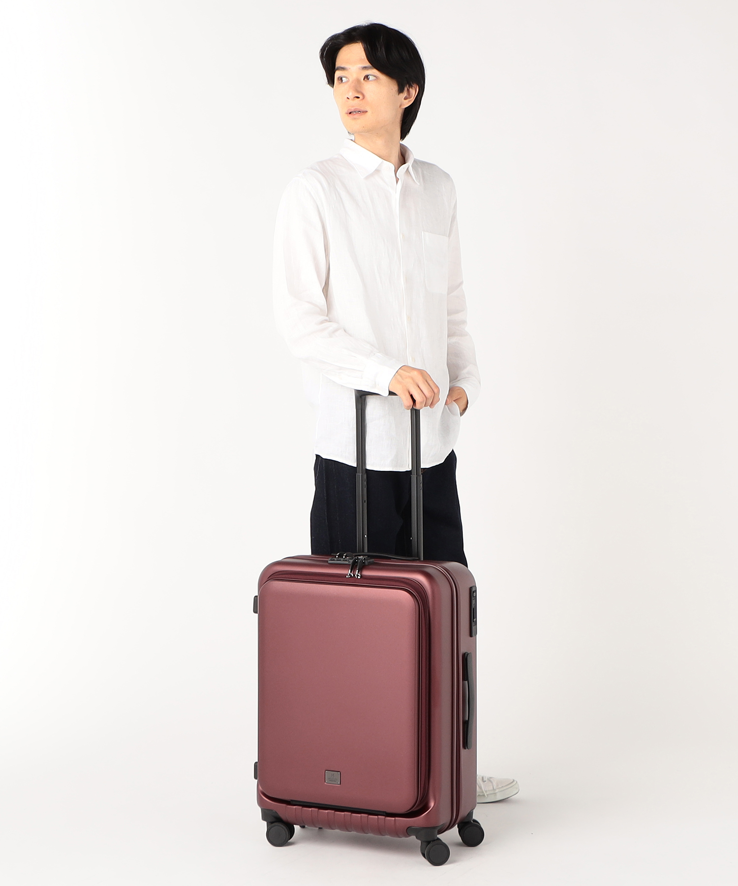 MILESTO「MILESTO UTILITY フロントポケットキャリー 50L ストッパー付」|キャリーケース|