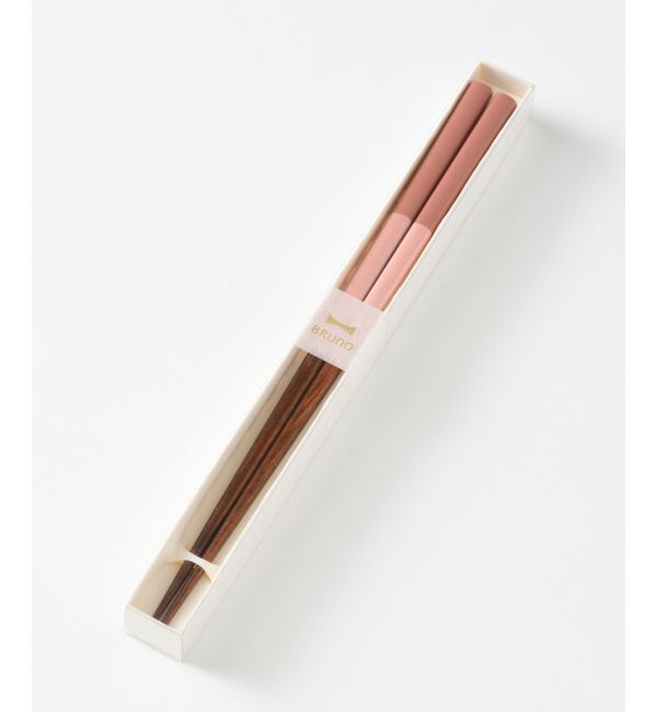 BRUNO「BRUNOカラー四角塗分箸」|食器・キッチングッズ|ピンク