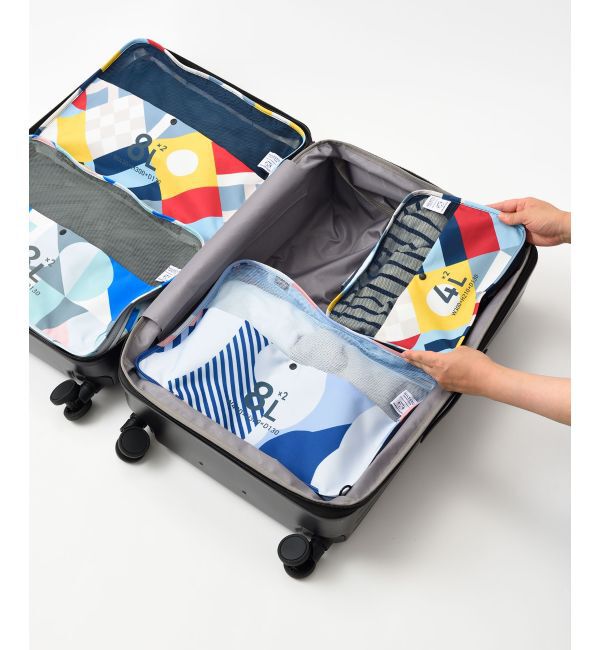MILESTO「MILESTO&times;PAPIERTIGRE 圧縮パッキングオーガナイザー 8L&times;2」|トラベルグッズ|