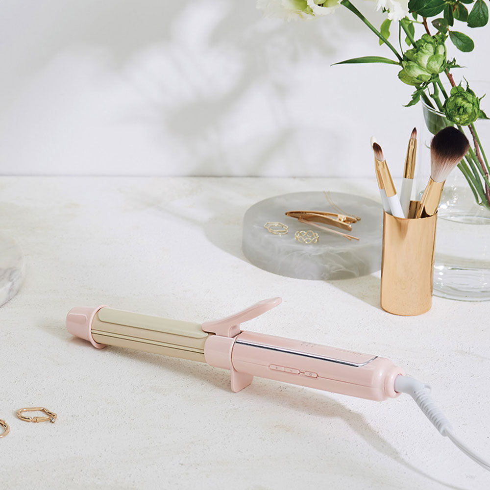 FESTINO「フェスティノ　カール ヘアアイロン 26mm SMHB-025 」|ヘアスタイリング|ピンク