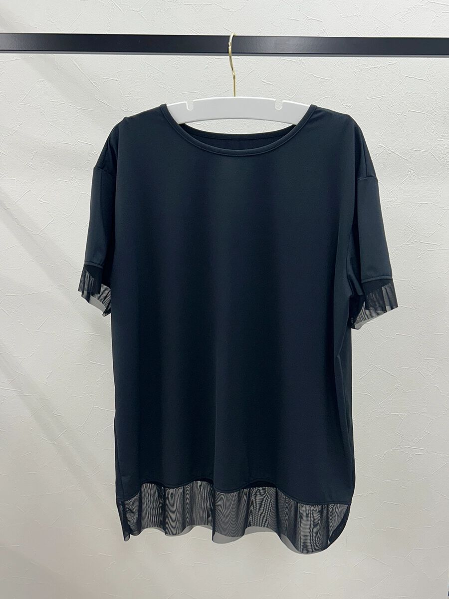 ALBOVE「UVカットメッシュストレートTシャツ」|スポーツ|