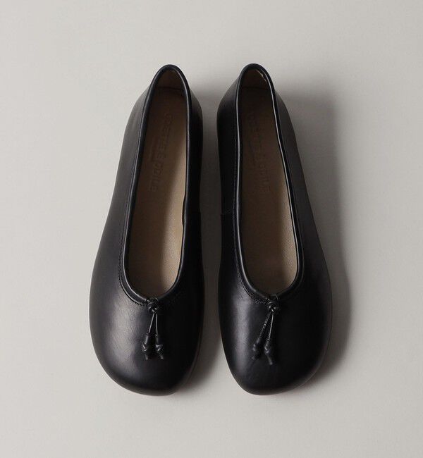 ODETTE E ODILE「オブリークバレエ フラット10&uarr;」|バレエシューズ|BLACK