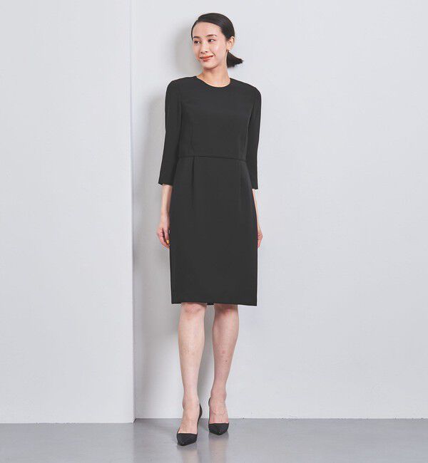 UNITED ARROWS「＜UNITED ARROWS＞フォーマル ワンピース P」|ワンピース|BLACK