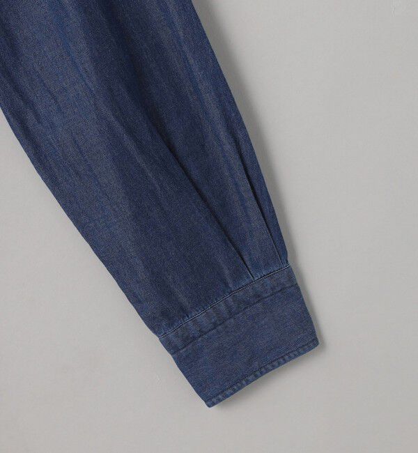 UNITED ARROWS「オーガニックコットン セミワイド ツイルデニムシャツ」|シャツ・ブラウス|