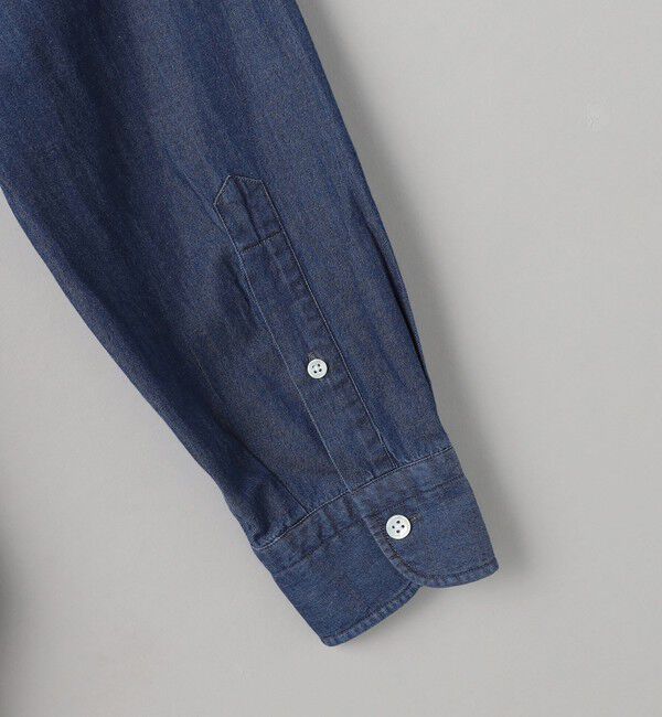 UNITED ARROWS「オーガニックコットン セミワイド ツイルデニムシャツ」|シャツ・ブラウス|