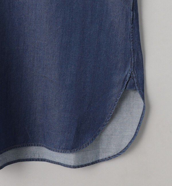 UNITED ARROWS「オーガニックコットン セミワイド ツイルデニムシャツ」|シャツ・ブラウス|