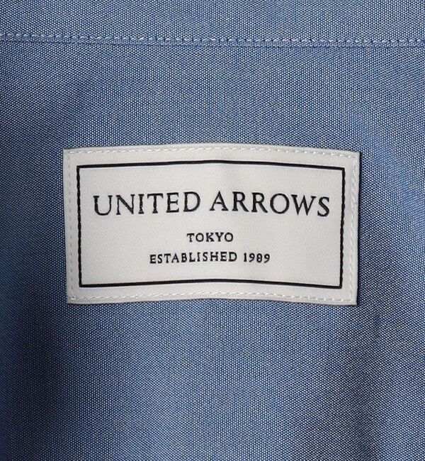 UNITED ARROWS「イージーケア AG シャンブレー タブカラー ドレスシャツ -抗菌防臭-」|シャツ・ブラウス|