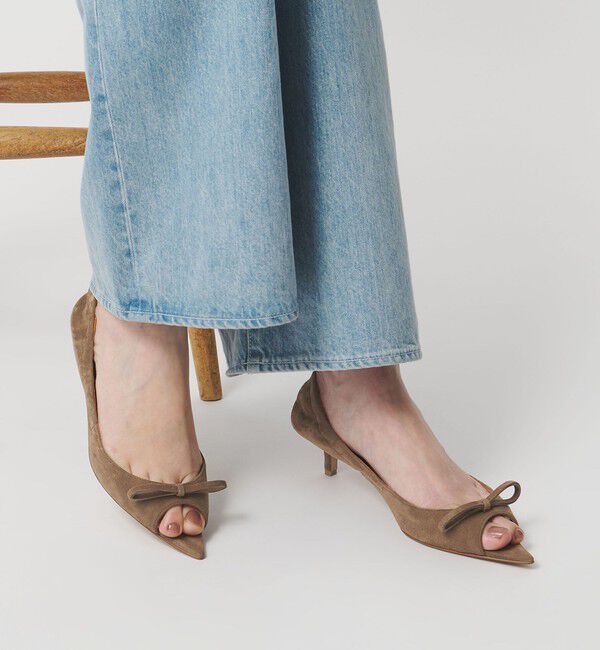 UNITED ARROWS「【一部別注】＜PIPPICHIC＞CHRISTEL リボン パンプス」|パンプス|