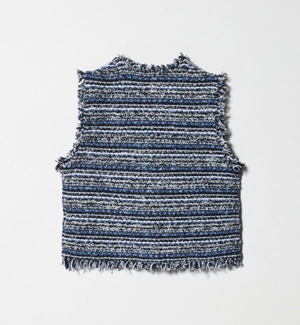 UNITED ARROWS「カラーミックス ツイードライク ベスト」|ベスト・ジレ|