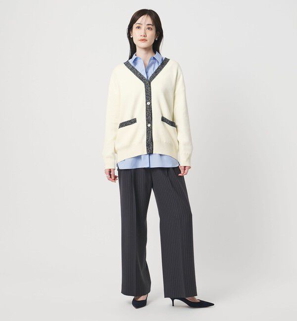 UNITED ARROWS「コンフォート スマート Vネックカーディガン ‐ウォッシャブル‐」|カーディガン|