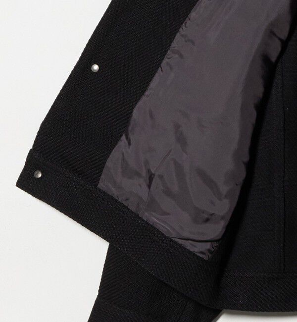 UNITED ARROWS「リネン バスケットツイル モダン トラッカージャケット」|ブルゾン・スタジャン|