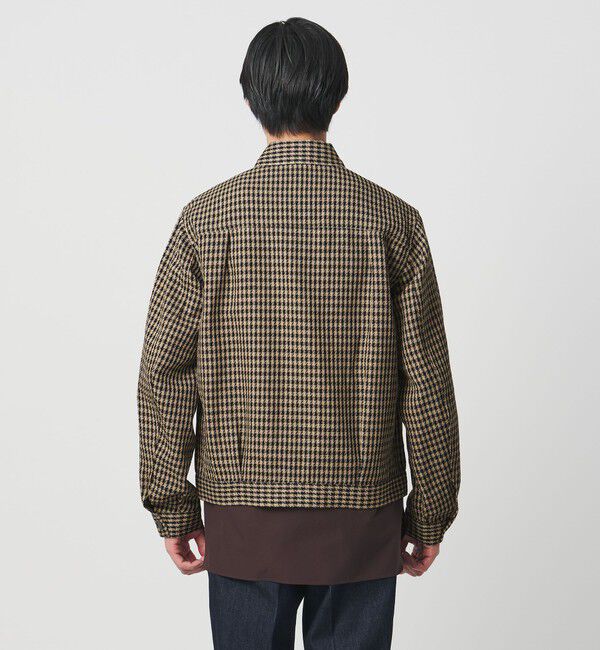 UNITED ARROWS「リネン バスケットツイル モダン トラッカージャケット」|ブルゾン・スタジャン|