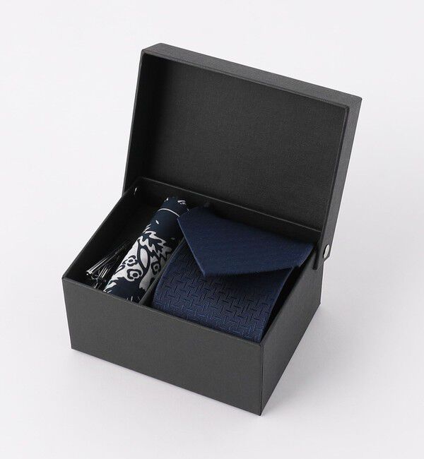 UNITED ARROWS green label relaxing「ネクタイ ハンカチ ネクタイピン 3点セット ギフトボックス」|ネクタイ・蝶ネクタイ|