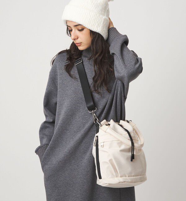 UNITED ARROWS green label relaxing「ハッスイ ポケットドロスト バッグ - はっ水 -」|ショルダー・メッセンジャー|OFF WHITE