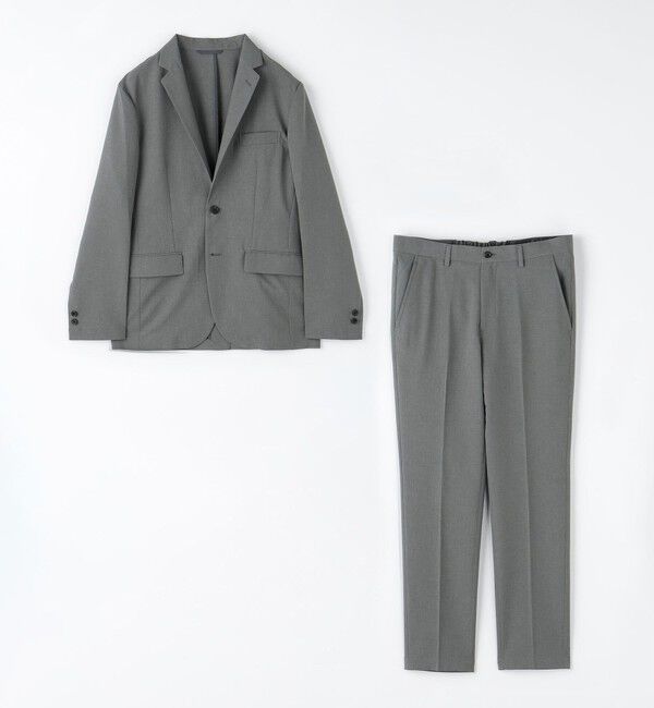 UNITED ARROWS green label relaxing「【WEB限定】JUST fit ドライPEスリムセットアップ ジャケット＆パンツ -吸水速乾・防シワ-」|テーラードジャケット|