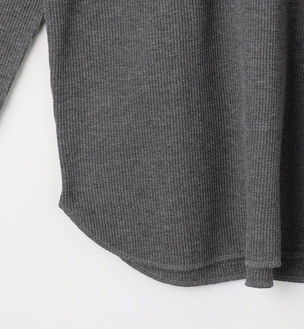 UNITED ARROWS green label relaxing「＜at ease＞ヘンリーネック ワッフル プルオーバー カットソー」|Tシャツ・カットソー|