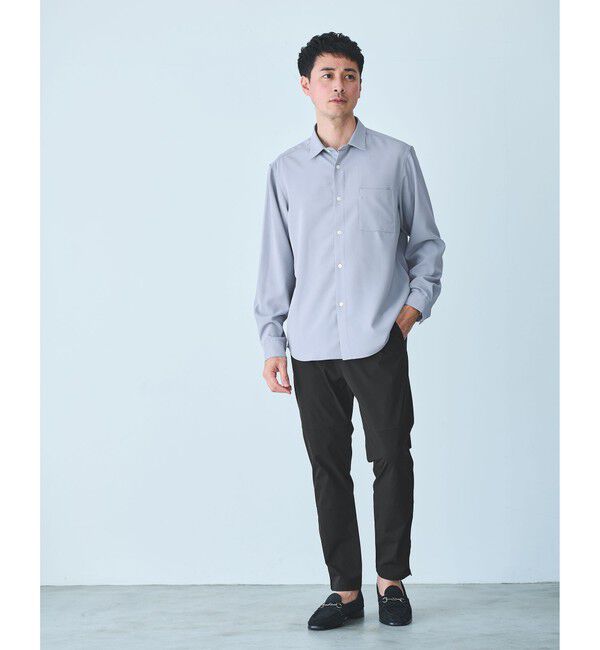 UNITED ARROWS green label relaxing「【WEB限定】JUST fit ソフトドレープ 長袖 シャツ」|シャツ・ブラウス|