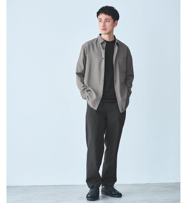 UNITED ARROWS green label relaxing「【WEB限定】JUST fit ソフトドレープ 長袖 シャツ」|シャツ・ブラウス|