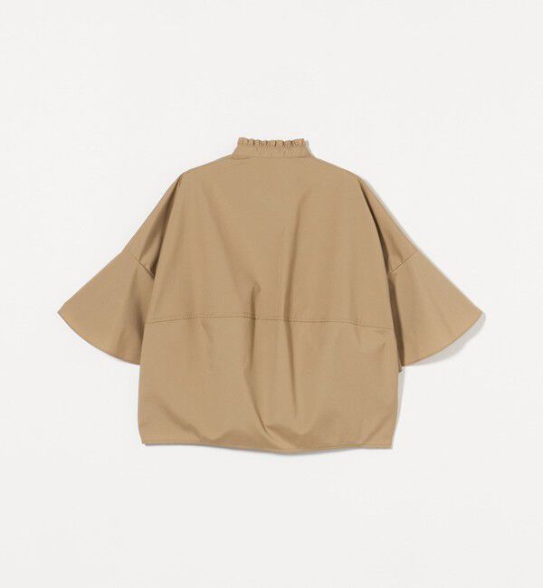 UNITED ARROWS green label relaxing「フレアスリーブ クロップド シャツ -マシンウォッシャブル・UVカット-」|シャツ・ブラウス|