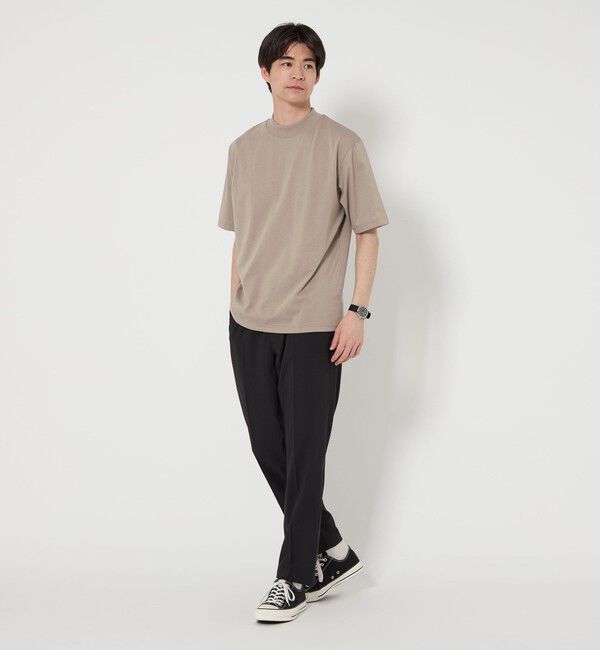 UNITED ARROWS green label relaxing「【WEB限定】JUST fit デイリー モック 半袖 Ｔシャツ カットソー -吸水速乾・抗菌-」|Tシャツ・カットソー|