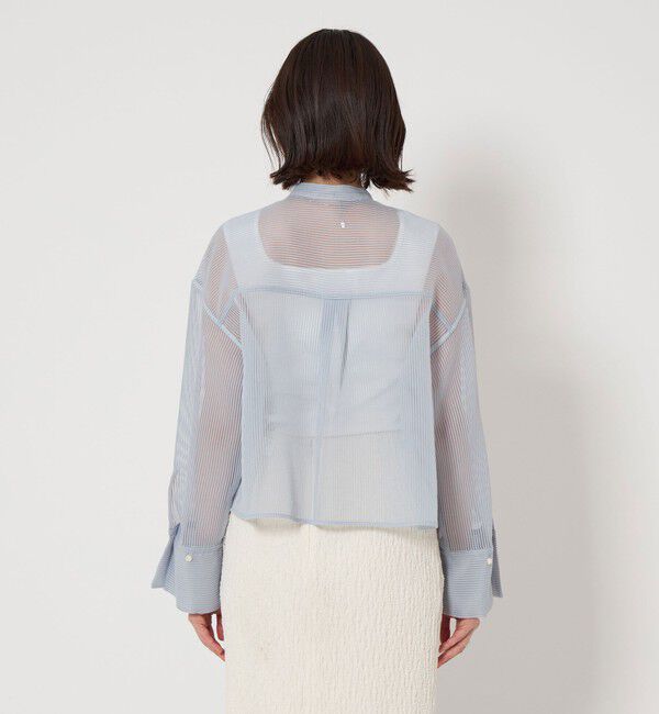 UNITED ARROWS green label relaxing「シアー コードレーン シャツ」|シャツ・ブラウス|