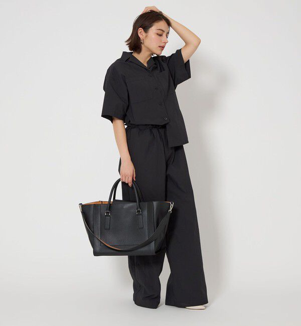 UNITED ARROWS green label relaxing「【WEB限定】トラペーズ ワイドベルト トートバッグ / A4 / 通勤」|トートバッグ|