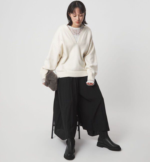 UNITED ARROWS green label relaxing「【WEB限定】＜at ease＞ キュロット パンツ」|キュロット|