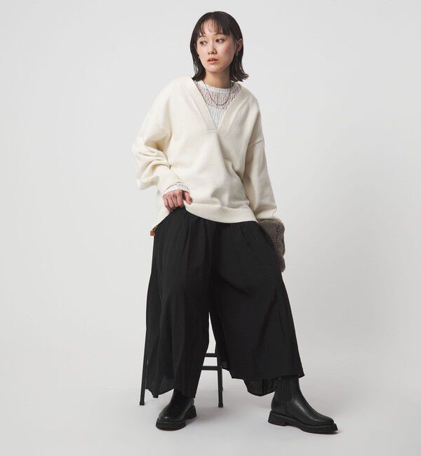 UNITED ARROWS green label relaxing「【WEB限定】＜at ease＞ キュロット パンツ」|キュロット|