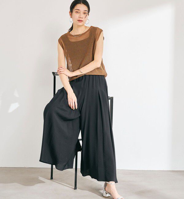 UNITED ARROWS green label relaxing「【WEB限定】＜at ease＞ キュロット パンツ」|キュロット|