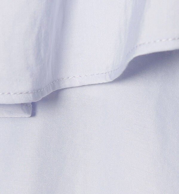 EMMEL REFINES「＜EMMEL REFINES＞EM フィブリルサテン ネックタック フリル ブラウス」|シャツ・ブラウス|